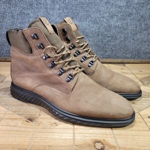 Ecco ST.1 Hybrid Lite GTX Boots Black Leather Lace Up Shoes Mens‎ 11 US 45 EU
